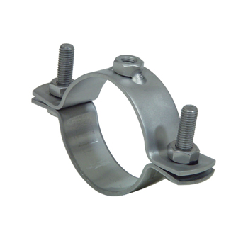 1350184 2 Screw pipe clip stainless steel